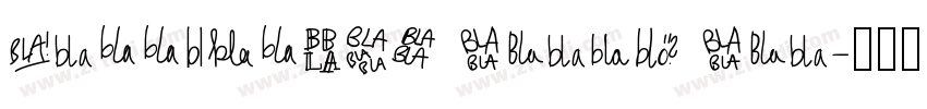 FarrierICG Black Bla字体转换